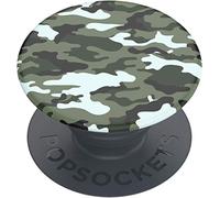 PopSockets: PopGrip Basic - Expanding Stand and Grip for Smartphones and Tablets [Top Not Swappable] - Dark Green Camo