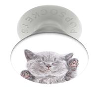PopSockets PopGrip Cat Nap Gen 2, White