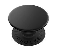PopSockets: PopGrip Expanding Stand and Grip with a Swappable Top for Phones & Tablets - Black Aluminum