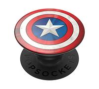 PopSockets: PopGrip Expanding Stand and Grip with a Swappable Top for Phones & Tablets - Captain America Icon