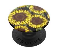 PopSockets: PopGrip Expanding Stand and Grip with a Swappable Top for Phones & Tablets - Sunflower Power