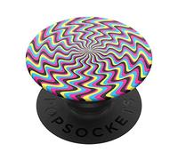 PopSockets: PopGrip Expanding Stand and Grip with a Swappable Top for Phones & Tablets - Twist Carnival Swirl