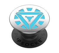 PopSockets PopGrip - Expanding Stand and Grip with a Swappable Top for Smartphones and Tablets - Enamel Arc Reactor