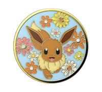 PopSockets: PopGrip - Expanding Stand and Grip with a Swappable Top for Smartphones and Tablets - Pokémon - Floral Eevee Enamel