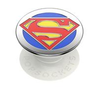 PopSockets PopGrip - Expanding Stand and Grip with a Swappable Top for Smartphones and Tablets - Superman Enamel