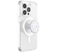 PopSockets: PopGrip for MagSafe - Expanding Phone Stand and Grip with a Swappable Top for Smartphones and Cases, Adapter Ring Included, Wireless Charging Compatible - Circus Regrind Coco Crème