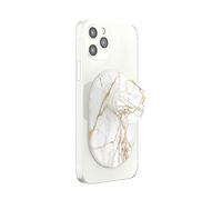 PopSockets: PopGrip for MagSafe - Expanding Phone Stand and Grip with a Swappable Top for Smartphones and Cases - Gold Lutz Marble