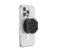 PopSockets PopGrip for MagSafe, Magnetic Phone Grip & Stand, Swappable Top, Secure Grip for iPhone MagSafe Cases, Kickstand for Hands-Free Viewing, Wireless Charging Compatible - Translucent Black