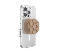 PopSockets PopGrip for MagSafe, Magnetic Phone Grip & Stand, Swappable Top, Secure Grip for iPhone MagSafe Cases, Kickstand for Hands-Free Viewing, Wireless Charging Compatible - Latte