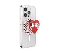 PopSockets PopGrip for MagSafe, Magnetic Phone Grip & Stand, Swappable Top, Secure Grip for iPhone MagSafe Cases, Kickstand for Hands-Free Viewing, Wireless Charging Compatible - Heart Two Cute