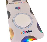 PopSockets PopGrip for Smartphone Universal White Floral Uk Seller Free pp New