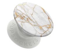 PopSockets PopGrip Gold Lutz Marble Gen 2, White