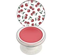 PopSockets PopGrip Lips - Expanding Stand and Grip for Smartphones and Tablets with Lip Balm Swappable Poptop - Sweet Cherry