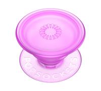 PopSockets: PopGrip Plant - Expanding Stand and Grip Made with Plant Based Materials with a Swappable Top for Smartphones and Tablets - Translucent Sweet Pink