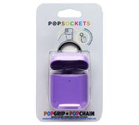PopSockets PopGrip + PopChain AirPods Holder + Grip + Stand + Keychain - Purple
