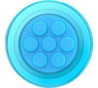 PopSockets: PopGrip Round for MagSafe - MagSafe Adapter Ring Included - Holder and Handle for Smartphone and Cases with Interchangeable Top - PopFidget Popper Electric Blue