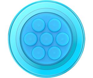 PopSockets: PopGrip Round for MagSafe - MagSafe Adapter Ring Included - Holder and Handle for Smartphone and Cases with Interchangeable Top - PopFidget Popper Electric Blue