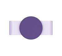 PopSockets: PopGrip Slide Non-Adhesive Phone Grip & Stand with a Swappable Top for iPhone X/XS Silicone Case - Fierce Violet