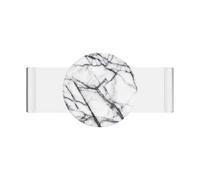 PopSockets: PopGrip Slide Non-Adhesive Phone Grip & Stand with a Swappable Top for iPhone XS Max Silicone Case - Clear as Day