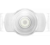 PopSockets - PopGrip - Slide Stretch Clear On White - finger holder for cell