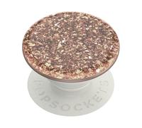 PopSockets: PopGrip with Swappable Top for Phones and Tablets - Foil Confetti Rose Gold