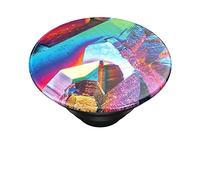 PopSockets PopTop (Top only, Base sold separately) - Swappable Top for Your Swappable PopGrip - Rainbow Gem Gloss