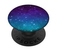 PopSockets Purple & Blue Night Sky Galaxy & Stars PACJ0373 PopSockets PopGrip: Swappable Grip for Phones & Tablets