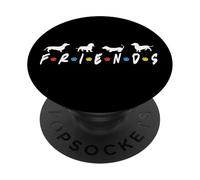 PopSockets Retro Doxie Weiner Dog Friends Gift, Funny Dachshund Lover PopSockets Swappable PopGrip