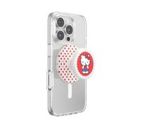 PopSockets Round Phone Grip Compatible with MagSafe, Adapter Ring Included, Phone Holder, Wireless Charging Compatible, Sanrio - Looking Good Hello Kitty
