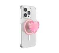 PopSockets Round Phone Grip Compatible with MagSafe, Adapter Ring Included, Phone Holder, Wireless Charging Compatible - Dicro Heart