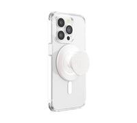 PopSockets Round Phone Holder Compatible with MagSafe, Includes Adapter Ring, Phone Holder, Phone Holder, Compatible with Wireless Charging, Horchata