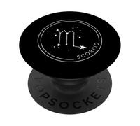 PopSockets Scorpio Zodiac Sign Constellation-Astrology Gift Men Women PopSockets Swappable PopGrip