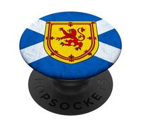 PopSockets Scottish Flag Royal Banner Scotland Lion Rampant Saltire PopSockets PopGrip: Swappable Grip for Phones & Tablets