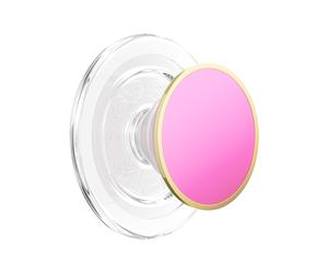 PopSockets Smartphone PopGrip Enamel Round Pattern Solid Fixing, Pink