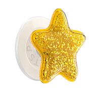 PopSockets Smartphone PopGrip Glitter Star Effect, Golden