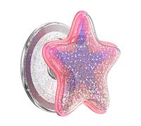 PopSockets Smartphone PopGrip Glitter Star Effect, Pink