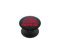 PopSockets Soccer Phone Grip - Eat Sleep Score Repeat PopSockets Adhesive PopGrip