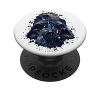 PopSockets Star Wars Darth Vader Splatter Galaxy Helmet PopSockets Grip and Stand for Phones and Tablets