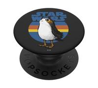 PopSockets Star Wars Lonely Porg Silhouette Retro Background PopSockets PopGrip: Swappable Grip for Phones & Tablets