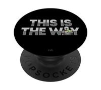 PopSockets Star Wars The Mandalorian Mando & the Child This Is The Way PopSockets PopGrip: Swappable Grip for Phones & Tablets