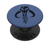 PopSockets Star Wars The Mandalorian Simple Skull PopSockets PopGrip: Swappable Grip for Phones & Tablets