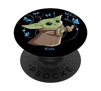 PopSockets Star Wars The Mandalorian The Child with Blue Butterflies PopSockets PopGrip: Swappable Grip for Phones & Tablets