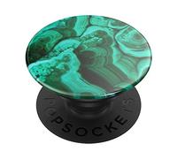 PopSockets Swappable Expanding Stand and Grip for Smartphones and Tablets - Malachite Gloss