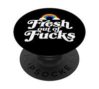PopSockets Swear Word Inappropriate Funny Adult Fresh Out Of Fucks PopSockets Swappable PopGrip