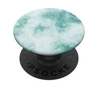 PopSockets Teal-Green-Marble-Effect - Mint-Green-Marbled-Design PopSockets PopGrip: Swappable Grip for Phones & Tablets
