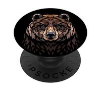 PopSockets Tribal Bear tattoo style PopSockets PopGrip: Swappable Grip for Phones & Tablets