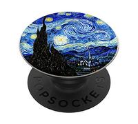 PopSockets Van Gogh "The Starry Night" World Famous Art Stylish Design PopSockets PopGrip: Swappable Grip for Phones & Tablets
