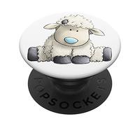 PopSockets Vintage Cute Sheep Baby Domestic Sheep Looking You With Love PopSockets Swappable PopGrip