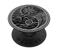 PopSockets Yin Yang Day and Night PopSockets Swappable PopGrip