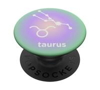 PopSockets Zodiac Phone Grip - Taurus Zodiac Sign PopSockets Adhesive PopGrip